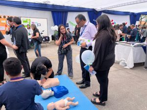 CRS Cordillera Oriente realiza exitosa Feria de la Seguridad junto al Hospital Luis Tisné